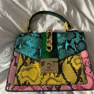Aldo snakeskin handbag